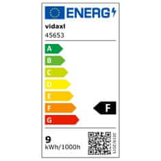 Vidaxl Zunanja LED svetilka 9 W črna ovalna