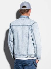 OMBRE Moška jeans prehodna jakna goodhue svetlo modra xl