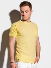 OMBRE Moška basic majica Henshaw rumena l