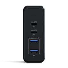 Satechi 108W Type-C MultiPort Travel polnilec (1× USB-C PD, 2× USB, 1× QC3.0), vesoljsko siv