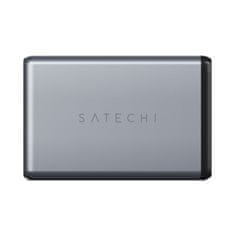 Satechi 108W Type-C MultiPort Travel polnilec (1× USB-C PD, 2× USB, 1× QC3.0), vesoljsko siv