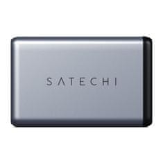 Satechi 75W Dual Type-C PD Travel polnilec (2× USB-A, 1× USB-C PD 18W, 1× USB-C PD 60W) ST-MC2TCAM, vmesnik, siv