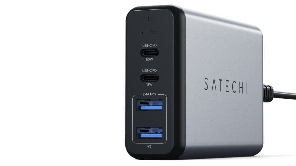 Satechi 75W Dual Type-C PD Travel Charger