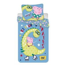 Jerry Fabrics JERRY FABRICS Posteljnina Peppa Pig Dino Bombaž, 140/200, 70/90 cm