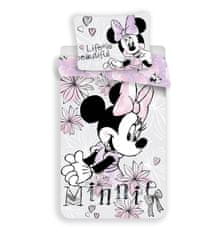 Jerry Fabrics Vključeno perilo Minnie Grey 140/200, 70/90