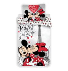 Jerry Fabrics Platno Mickey in Minnie Paris Eifflov stolp 140/200, 70/90