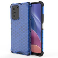 slomart ohišje v obliki satovja oklepni pokrov z okvirjem iz gela xiaomi redmi k40 pro+ / k40 pro / k40 / poco f3 blue