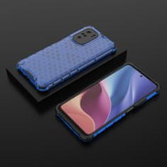 slomart ohišje v obliki satovja oklepni pokrov z okvirjem iz gela xiaomi redmi k40 pro+ / k40 pro / k40 / poco f3 blue