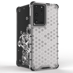 slomart honeycomb case armor cover with tpu bumper za samsung galaxy s21 ultra 5g moder