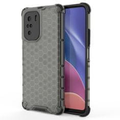 slomart ohišje v obliki satovja oklepni pokrov z okvirjem iz gela xiaomi redmi k40 pro+ / k40 pro / k40 / poco f3 black