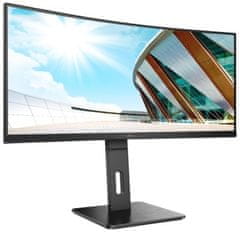 AOC CU34P2A VA WQHD monitor, ukrivljen