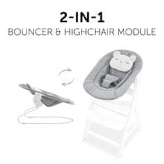 Hauck Alpha Bouncer 2in1 Pastel Bear Light Grey