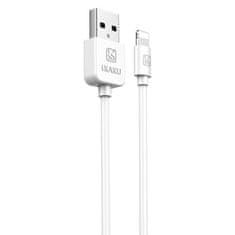 Kaku Charger polnilnik 2x USB 15W 2.4A + Lightning kabel 1m, bela