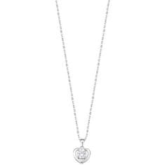Lotus Silver Romantična srebrna ogrlica s srcem LP3092-1 / 1 (veriga, obesek)