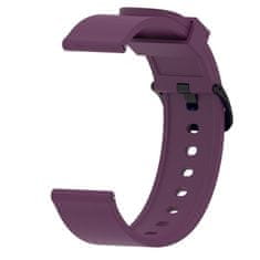 BStrap Silicone V4 pašček za Samsung Galaxy Watch Active 2 40/44mm, dark purple