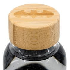 Stor Steklena steklenica s silikonsko površino BATMAN 585ml, 85513