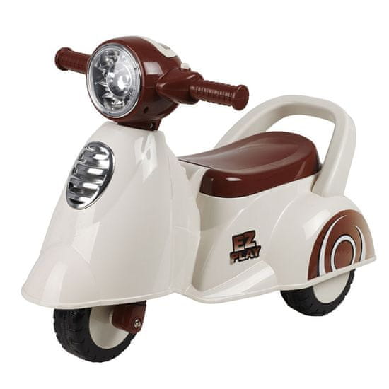 Baby Mix Otroška vespa z zvokom bele barve