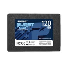 Patriot Burst Elite SSD, 120GB, SATA 3 6,35 cm (2.5")