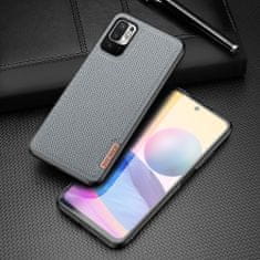 slomart ovitek dux ducis fino prekrit z najlonskim materialom za xiaomi redmi note 10 5g / poco m3 pro grau