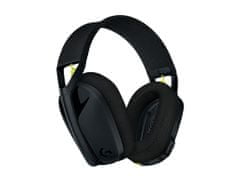 Logitech G435 LightSpeed brezžične gaming slušalke, Bluetooth, črne - rabljeno