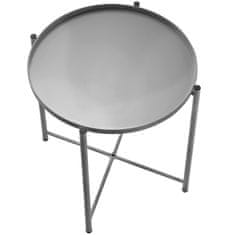tectake Pomožna mizica Chester 45,5 x 45,5 x 53 cm Siva