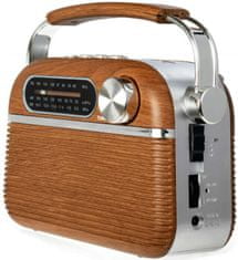 TIROSS Retro terenski USB FM bluetooth akumulatorski radio 2000mAh