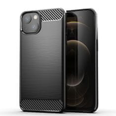 slomart tpu ovitek carbon case flexible cover za iphone 13 mini črn