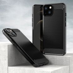 slomart tpu ovitek carbon case flexible cover za iphone 13 mini črn