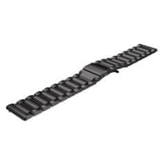 BStrap Stainless Steel pašček za Garmin Venu 2, black