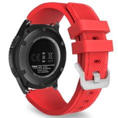 BStrap Silicone Sport pašček za Huawei Watch GT 42mm, red