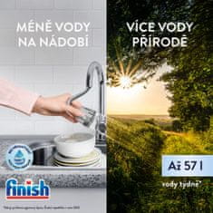 Finish 0% gel za pomivanje posode, 900 ml