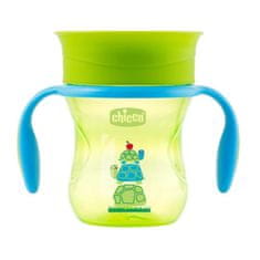 Chicco Skodelica Perfect 360 z ročaji 200 ml zelena 12m+