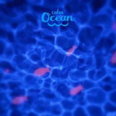 Pabobo Pomirjujoč projektor za morsko dno z melodijami in belim šumom Calm Ocean Blue