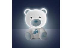 Chicco Nočna lučka glasbeni medvedek modra 0m+