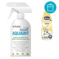 Chicco Koncentriran mehčalec tkanin Gentle touch, 750 ml + AQUAINT 500 ml