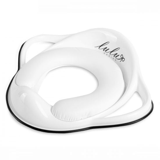MALTEX Redukcija za stranišče z ročaji soft Lulu bela
