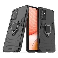 slomart ring armor case kickstand tough rugged cover za samsung galaxy a72 4g črn