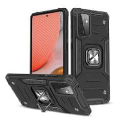 slomart wozinsky ring armor case kickstand tough rugged cover za samsung galaxy a72 4g črn