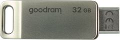 GoodRam ODA3 USB ključ 32 GB, USB 3.2–tip C, srebrn