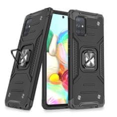 slomart wozinsky ring armor case kickstand tough rugged cover za samsung galaxy a71 5g črn