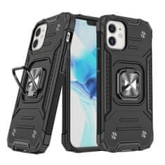 WOZINSKY ring armor hibridni oklepni etui + magnetno držalo iphone 12 mini black