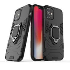 slomart ring armor hibridni oklepni etui + magnetno držalo iphone 12 mini black