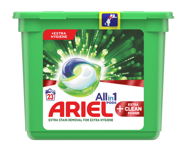 Ariel kapsule za pranje perila All-in-1 Extra Clean Power, 23 kapsul