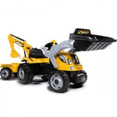 Smoby  Traktor Pedal MAX Trailer Excavator