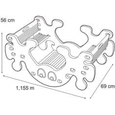 Feber Velika piknik miza 2v1 - Ghost Swing Rocker