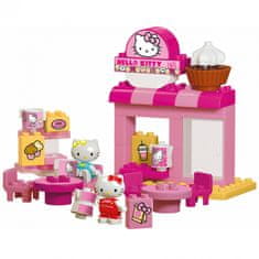 BIG Big Bloxx Hello Kitty Kavarna opeke + 2 figurici 45 elementov.