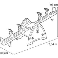 Feber Otroška gugalnica Garden Swing Balancing 4-osebna nastavljiva višina