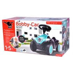 BIG BIG Bobby Car Next Turquoise LED Lights Horn Rider