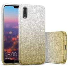 Bling 2 v 1 ovitek za Samsung Galaxy A22 A226 5G, silikonski, z bleščicami, srebrno-zlat