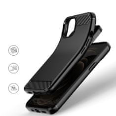 MG Carbon Case Flexible silikonski ovitek za iPhone 13, črna